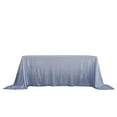thumbnail image 5 of BalsaCircle 90" x 132" Sequin Rectangular Tablecloth Dusty Blue, 5 of 8