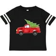 thumbnail image 3 of Inktastic Christmas Vintage Truck with Christmas Tree Boys or Girls Toddler T-Shirt, 3 of 5