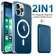 thumbnail image 2 of For Magsafe Magnetic Wireless Charging Case For iPhone 15 11 12 13 14 Pro MAX Mini XR XS 7 Plus Leather Wallet Card Holder Cover, 2 of 5