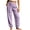 06# Purple, variant on Women's Cotton Linen Joggers Ihhxva Drawstring Pants with Pockets Casual Elastic Waist Trousers Loose Fit Summer Straight Leg S-2XL