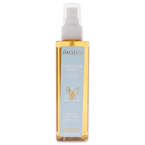 Pacifica Hardcore Happy Hair and Body Mist Vanilla Coconut, 6.9 oz