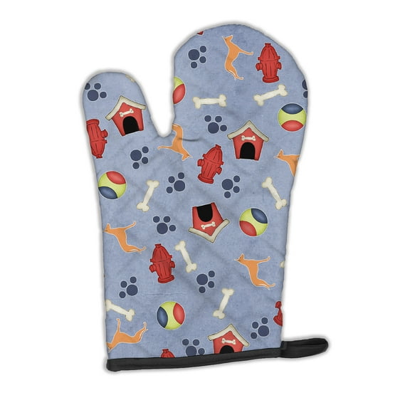 Carolines Treasures BB3888OVMT Pharaoh Hound Dog House Collection Oven Mitt Large multicolor