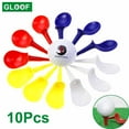 thumbnail image 2 of 10Pcs/Set 71mm PE Plastic Golf Tee Tees Holder Replacement Driving Range Hitting Trainer Club Accessories Yellow White, 2 of 6