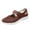 Coffee, variant on Bmisegm Boots for Women Low Heel Leather Women Sandals Comfortable Casual Cow Leather Hollowed Out Mother Shoes Hole Type Sandals Carved Flat Women Shoes Boots for Women White 8.5