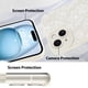 thumbnail image 4 of Funda de teléfono MZELQ para iPhone 15 Plus de silicona con estampado floral blanco, 4 of 6