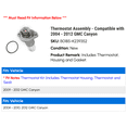 thumbnail image 2 of Thermostat Assembly - Compatible with 2004 - 2012 GMC Canyon 2005 2006 2007 2008 2009 2010 2011, 2 of 2