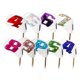 thumbnail image 5 of Funda de cuero sintético para cabeza de palo de golf (4, 5, 6, 7, 8, 9, A, S y P) blanco, 5 of 9