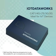 IoTDataWorks 3-in-1 Triple Cut IoT SIM Card | Flexible Data Plan Options | No Contracts Required | Designed for IoT Devices - No Voice/SMS | IoT SIM Card Only | IotDataWorks USA (Pack of 10)
