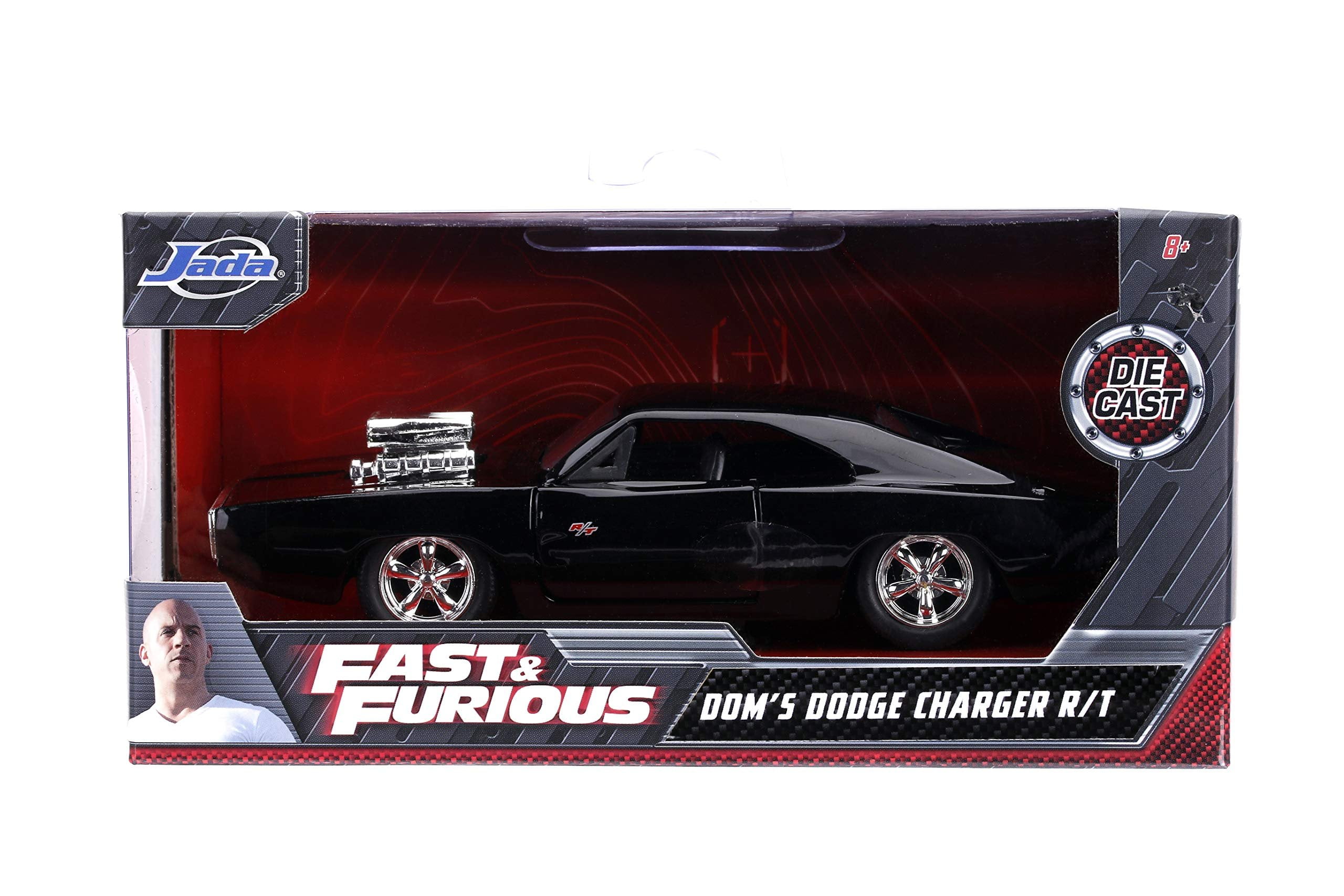 Jada Dom's Dodge Charger R/T Black Fast & Furious 7