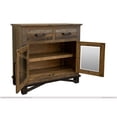thumbnail image 3 of Peya 36 Inch Sideboard Buffet Console, 2 Drawers 2 Doors, Brown Pine Wood- Saltoro Sherpi, 3 of 5