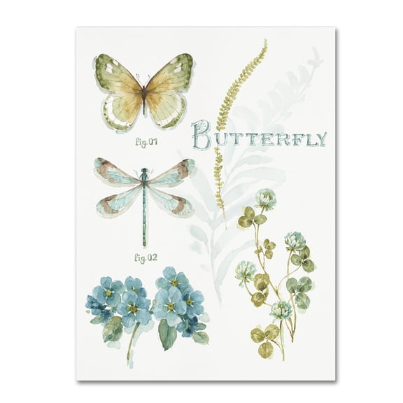 Trademark Fine Art "My Greenhouse Botanical I" Canvas Art by Lisa Audit