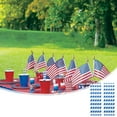 thumbnail image 2 of Oioii 20 Pcs Ensemble de Fournitures de Fête Jetables Patriotiques, Accessoires Décoratifs Rouges Blancs Bleus Parfaits pour la Fête de l'Indépendance, la Journée des Anciens Combattants et les Célébrations du Jour du Souvenir., comme Montré, 2 of 6