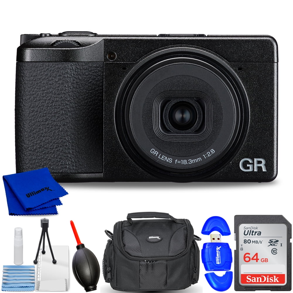 Ricoh GR IIIx High-Resolution Digital Camera with Hybrid AF System