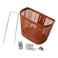 thumbnail image 2 of Almencla Front Bike Basket Carrier,Container Storage Basket for Mountain Road Bike Riding Brown, 2 of 8