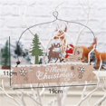 thumbnail image 2 of Puntoco Adornos Navideños Para Personas Mayores, Tarjetas De Madera Con Letras Coloridas, Pequeños Colgantes Para Árbol De Navidad, Decoración Del Hogar, 2 of 3