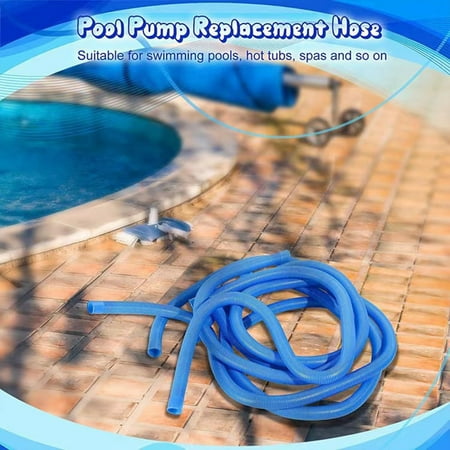 

Leak-proof Pool Filter Pump Replacement Hose - Easy to Install Spiral Wound Structure for 300/330/530/1000 GPH Filter Pump