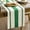 Green, variant on Sm:)e Green Farmhouse Woven Rustic Hollow Table Runner, Boho Table Runner, Dining Kitchen Home Decor, 12x72 Inch