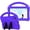 Purple, variant on Dteck for Onn 7" Core Android 16 Tablet (2026 Model) Kids Case, Shockproof Rugged Protective Cover with Kicsktand,Blue