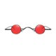 thumbnail image 3 of Gafas De Sol Rock Punk Glass Estilo Vintage Lente Redonda A Prueba De Sol Unisex Círculo Pequeño Hippie Accesorios Anti-Uv Gafas De Sol Al Aire Libre Oro Negro Monstrate AP006383-01, 3 of 6