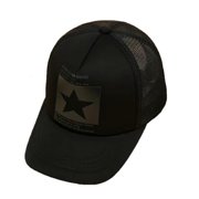 American Flag Baseball Cap, Black