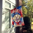 thumbnail image 2 of Labrador Retriever Patriotic American House Flag, 2 of 7