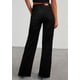 thumbnail image 3 of Pantalones PRETTYGARDEN de Pierna Ancha, Tiro Alto, Elásticos, Negros, 3 of 3