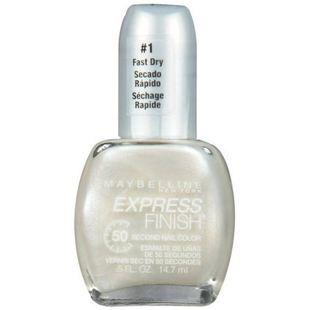 Maybelline Express Finish Polish - Maybelline Express Finish 50 Second Nail Color Polish, 12, Snow Bunny