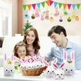 thumbnail image 7 of Cute Bunny Bags - Easter Rabbit Ears Design Cute Pink Gift Bags - Candy Cookies Adorable Bags for Easter Kids Children's Day Party 100Pcs, 7 of 7