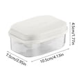 thumbnail image 3 of Silicone Ice Tray Summer Refrigerator, Press Type Ice Molds Flexible Ice Maker Stackable Ice Tray with Bin, 3 of 6