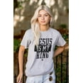 thumbnail image 5 of Jesus is my King Christian Faith Men's Graphic T Shirt Tees Brisco Brands S, 5 of 6