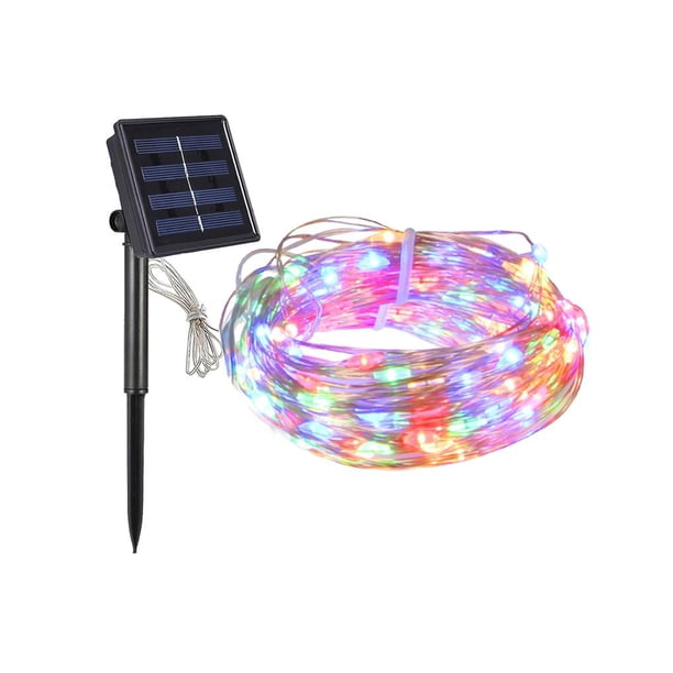 Bearachild LED de energía solar, resistente al agua, para exteriores, jardín, cadena de luces, festival de Navidad, celebración, Iluminación y accesorios No.6 Bearachild HA025366-06