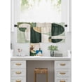 thumbnail image 5 of Valances for Windows Abstract Modern Art Rod Pocket Cafe Window Treatments Valance Curtains for Kitchen Bathroom Laundry Basement Windows 56"x16", 5 of 9