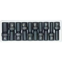 Sunex 2658 10-Piece 1/2" Drive Deep Universal Metric Impact Socket Set