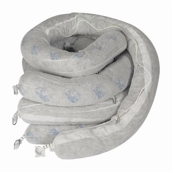 Brady Sorbent Boom, 71 gal, 8 in x 10 ft, Universal, Green, 4 PK SPCUN810