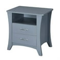thumbnail image 4 of ACME Colt 2-Drawer Wooden Nightstand in Gray, 4 of 7