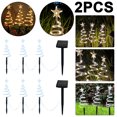 thumbnail image 1 of Juego 2 Luces Solares Estaca para Jardín Navidad Camino/patio/césped (A), 1 of 4