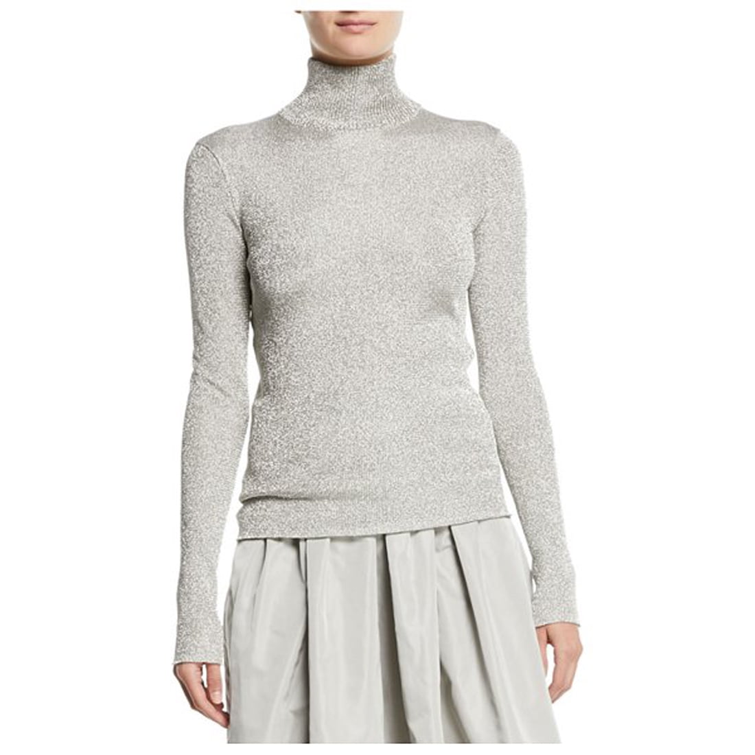 Ralph Lauren - Ralph Lauren Turtleneck Long-Sleeve Metallic-Knit ...