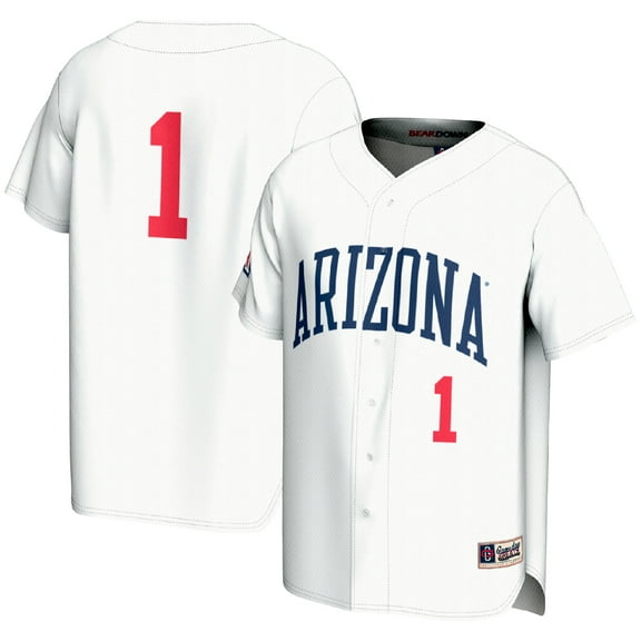 Youth GameDay Greats #1 White Arizona Wildcats Lightweight Baseball Fashion Jersey