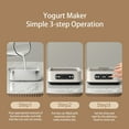thumbnail image 5 of Mupvlun 1.6L Yogurt Maker with Temperature Control, 8-12 Hour Timer, Stainless Steel Container for Homemade Yogurt, Energy Efficient 15W Heating System White, 5 of 9