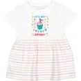 thumbnail image 3 of Inktastic Colorful Cupcake and Confetti Girls 1st Birthday Girls Baby Dress, 3 of 5