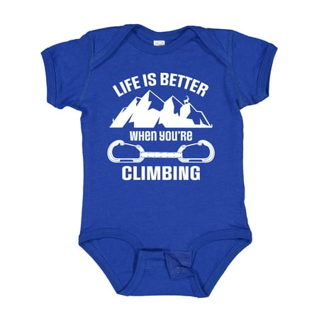 

Inktastic Rock Climbing Mountains Gift Baby Boy or Baby Girl Bodysuit
