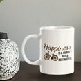 thumbnail image 4 of Happiness Is A Journey Not A Destination 11oz Plastic Coffee Mug | Funny Sporty Cup, 4 of 8