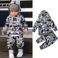 thumbnail image 4 of YTDSCS Toddler Boys 2 Piece Sweatshirt Outfit Baby Camouflage Pullover Hoodies Sweatshirt Sweatpants Cotton Tracksuit Set for Spring Autumn（6M - 4Y）, 4 of 9