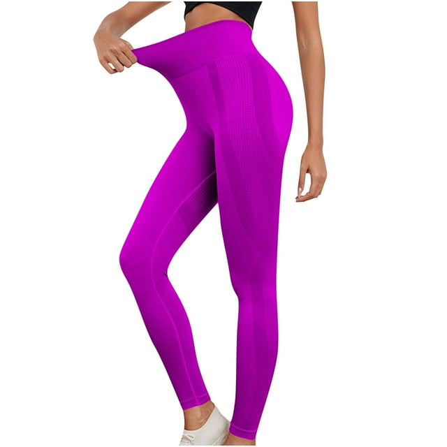FAIWAD Leggings for Womens High Waisted Butt Lift Compression Yogs Pants Slim Stretch Workout Pants