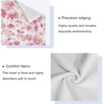 thumbnail image 4 of Coolnut Pink Flowers Bath Towel Set of 3, Highly Absorbent & Soft Bathroom Towels Set Quick Dry Towels Set for Bathroom Spa Beach (1 Bath Towels, 1 Hand Towel, 1 Washcloth) Washcloth Gift, 4 of 7