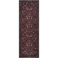 thumbnail image 4 of Bloom Rugs Washable Non-Slip 7 ft Runner - Burgundy Traditional Bordered Runner for Entryway, Hallway, Bathroom, and Kitchen - Exact size: 2.5' x 7', 4 of 10