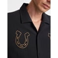 thumbnail image 4 of Disney Pixar Toy Story TS5 Men’s Woody and Bullseye Howdy Embroidered Button Up Shirt, Sizes S-3XL, 4 of 5
