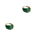 thumbnail image 3 of Minnieouse Chica anillo decoración moda apertura nudillo anillos cumpleaños Navidad regalo joyería para compromiso celebración verde Grün 2piezas Minnieouse CBP315832, 3 of 6