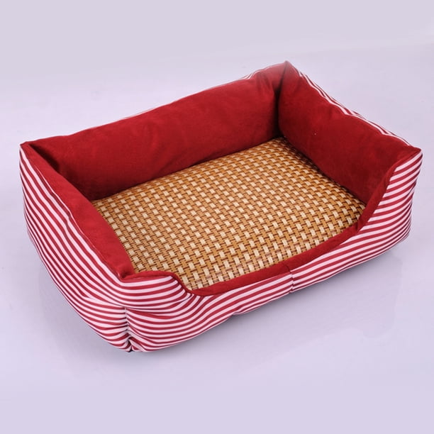 Colchona acogedora de bambú para dormir cama refrescante de verano para Wdftyju perros y gatos