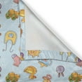 thumbnail image 6 of Ambesonne Cartoon Valance & Curtain, Sun Ribbon Teddy Bear Art, 55"x24", Pale Blue Cinnamon, 6 of 6